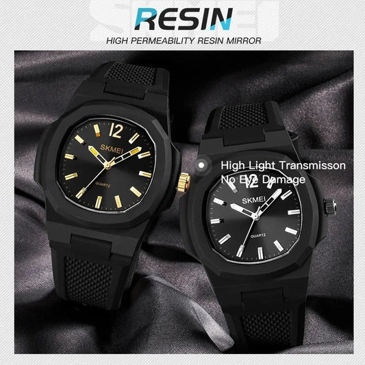 Skmei – 1717 – Quartz Sports Waterproof – Golden
