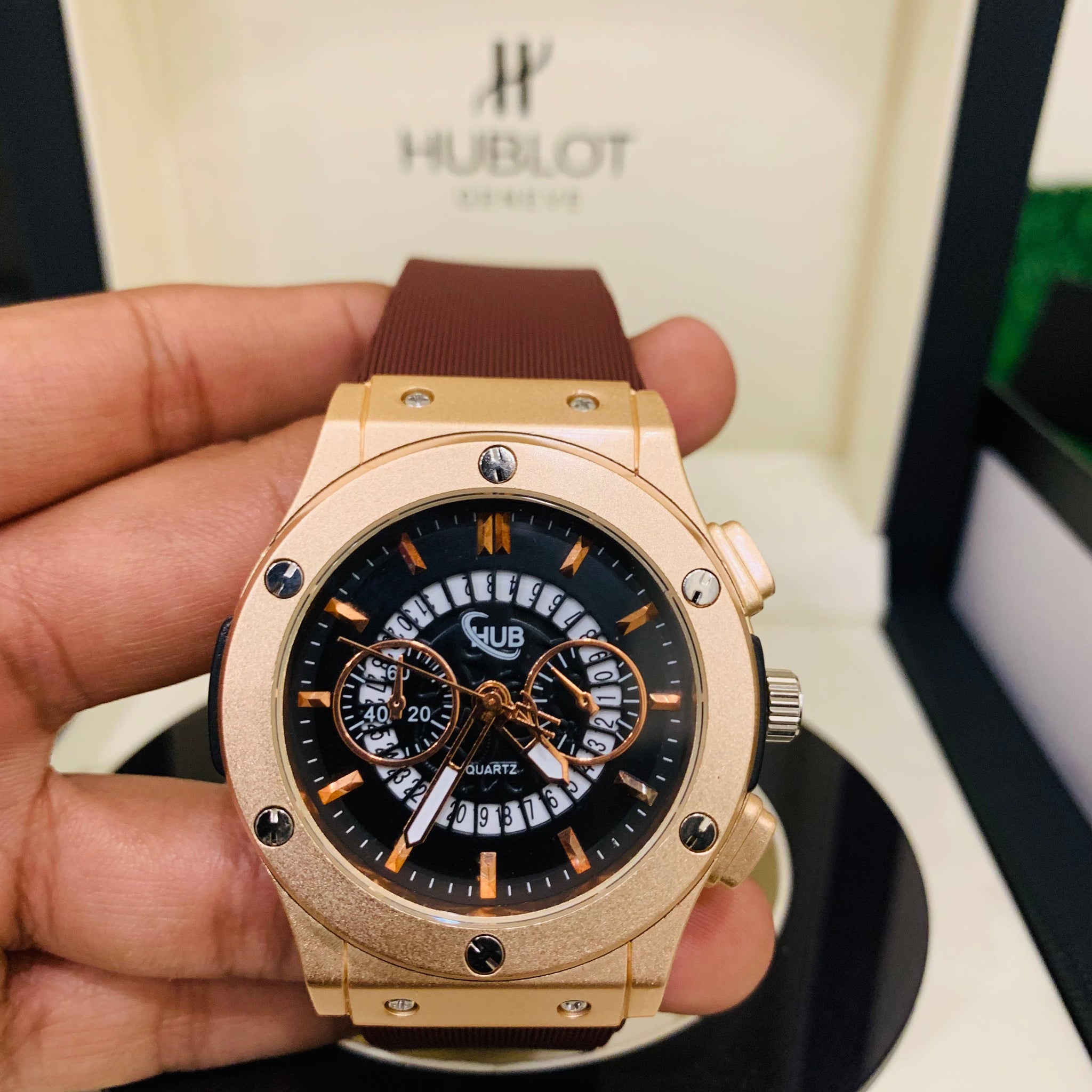 Hublot Geneve Classic  silicon strip With Free Orignal Box